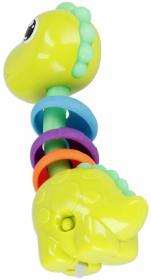 Bam Bam Baby dinosaurus hudební na baterie pro miminko 2 barvy Světlo Zvuk