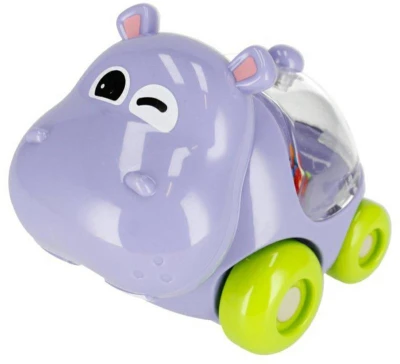 Bam Bam Baby Hroch na kolečkách chrastítko zvířátko pro miminko plast