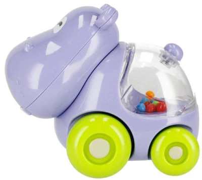 Bam Bam Baby Hroch na kolečkách chrastítko zvířátko pro miminko plast