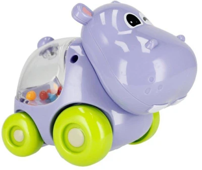 Bam Bam Baby Hroch na kolečkách chrastítko zvířátko pro miminko plast