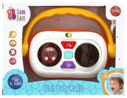 Bam Bam Baby rádio hudební interaktivní na baterie Světlo Zvuk 2 barvy plast
