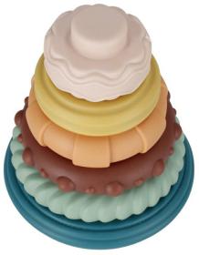 Bam Bam Baby vzdělávací pyramida senzorická věžička stavebnice pro miminko