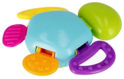 Bam Bam Baby Želva 12cm chrastítko a kousátko pro miminko plast
