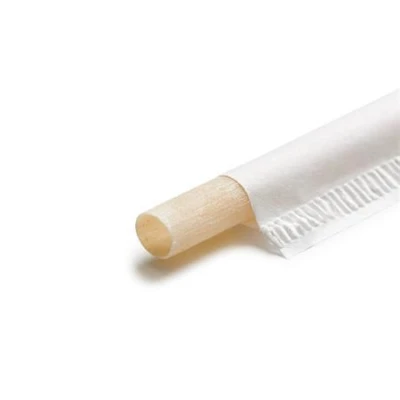 Bamboo EURO STRAWS - Přírodní bambusové brčko Basic 6x230mm, 200ks, jednotlivě baleny