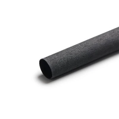 Bamboo EURO STRAWS - Přírodní minerální brčko Shakey 8x150mm, Charcoal Black, 200ks