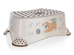 BANQUET 4kids Stolička DOG 40,5x28,5cm protiskluzová PH BÉŽ