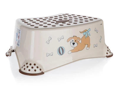 BANQUET 4kids Stolička DOG 40,5x28,5cm protiskluzová PH BÉŽ