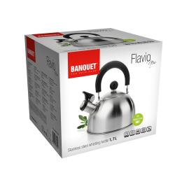 BANQUET Čajník 1,7l FLAVIO NEW nerez, indukce