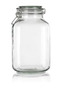 Banquet Dóza hermetická hranatá 3000ml skl. s patentním uzávěrem