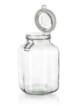 Banquet Dóza hermetická hranatá 3000ml skl. s patentním uzávěrem