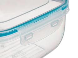 Banquet Dóza hermetická LEYA obdél.sada 4díl.(0.4,0.8,1.2,2.3l) PH TRA/TYRK