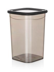 BANQUET Dóza LISSA čtvercová 1,2l (11x11x16cm) PH KOUŘ