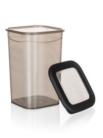 BANQUET Dóza LISSA čtvercová 1,2l (11x11x16cm) PH KOUŘ