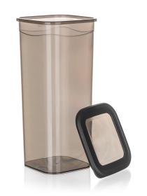 BANQUET Dóza LISSA čtvercová 1,8l (11x11x23cm) PH KOUŘ