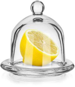 BANQUET Dóza na citron 9,5cm LIMON skleněná