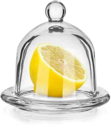 BANQUET Dóza na citron 9,5cm LIMON skleněná