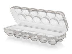 Dóza na vejce 12ks, 27cm s klick uzávěrem PH TRA