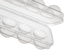 Dóza na vejce 12ks, 27cm s klick uzávěrem PH TRA