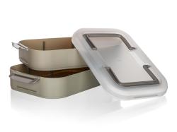 Banquet Dóza s uchy, 2 patra, 40x28x17,8cm PH LATTE/TRA