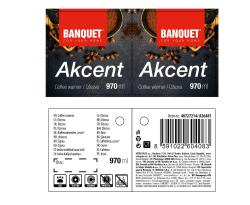 BANQUET Džezva 970ml AKCENT nerez