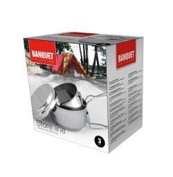 BANQUET Ešus 3-dielny (15cm,13cm,viečko) nerez STORE LINE 1