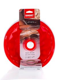 BANQUET Forma na bábovku 24cm CULINARIA silikon ČRV