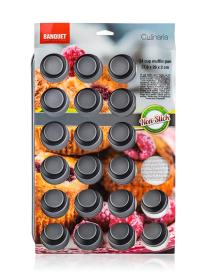 BANQUET Forma na vdolečky 24ks 37,8x26x2cm nepřiln.povrch CULINARIA