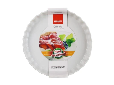 BANQUET Forma zapékací kul. pr.28,5x4cm CULINARIA keramická BÍ