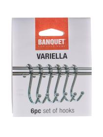 BANQUET Háček k závěsné tyči Cr VARIELLA (6ks)