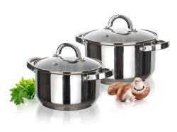 BANQUET Hrnec 16cm,20cm,nerez se skl.poklicí sada 2díl.