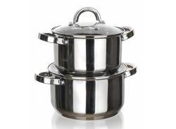 BANQUET Hrnec 16cm,20cm,nerez se skl.poklicí sada 2díl.