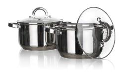 BANQUET Hrnec 16cm,20cm,nerez se skl.poklicí sada 2díl.