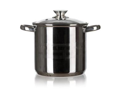 Banquet Hrnec 18cm se skl.poklicí 4,3l nerez LIVING