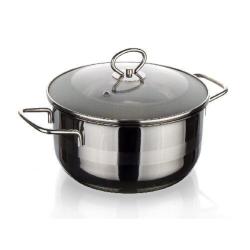 Banquet Hrnec 22cm se skl.poklicí 4l nerez MATTE NEW LINE indukce