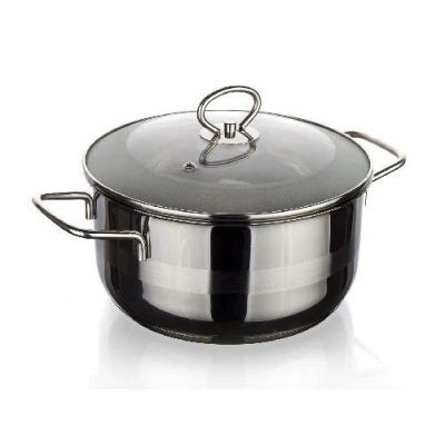 Banquet Hrnec 22cm se skl.poklicí 4l nerez MATTE NEW LINE indukce