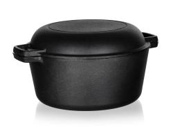BANQUET Hrnec + poklice EXCELLENT 4,8+1,8l litina ČER BANQUET Hrnec + poklice EXCELLENT 4,8+1,8l litina ČER