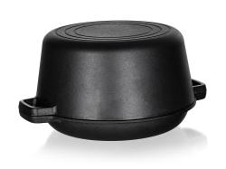 BANQUET Hrnec + poklice EXCELLENT 4,8+1,8l litina ČER