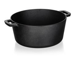 BANQUET Hrnec + poklice EXCELLENT 4,8+1,8l litina ČER