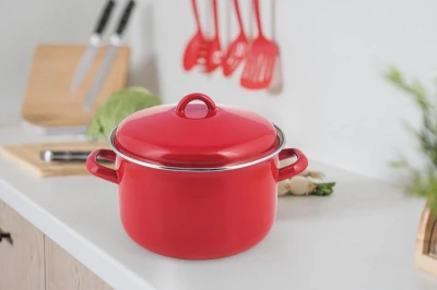 BANQUET Hrnec + poklice pr.24cm 5,90l MILTON ČRV