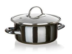 BANQUET Hrnec + skl.poklice pr.18cm 1,31l METALLIC Black BANQUET Hrnec + skl.poklice pr.18cm 1,31l METALLIC Black