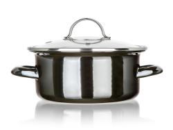 BANQUET Hrnec + skl.poklice pr.18cm 1,31l METALLIC Black