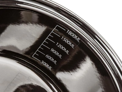 BANQUET Hrnec + skl.poklice pr.20cm 2l METALLIC Black