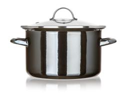 BANQUET Hrnec + skl.poklice pr.24cm 3,7l METALLIC Black