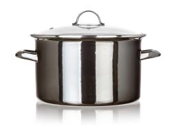 BANQUET Hrnec + skl.poklice pr.26cm 6l METALLIC Black