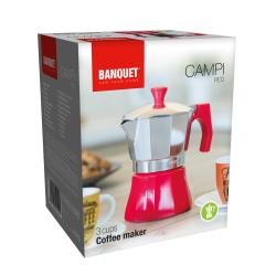 BANQUET Kávovar CAMPI (3 šálky) Al ČRV