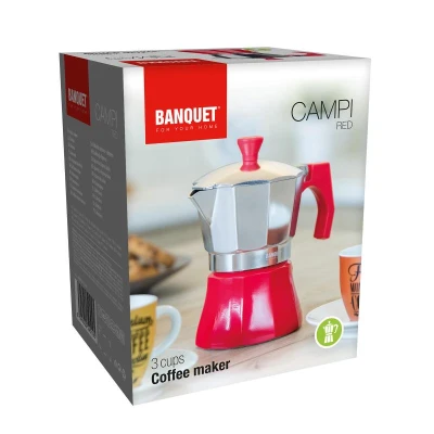 BANQUET Kávovar CAMPI (3 šálky) Al ČRV