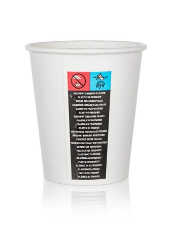 Banquet Kelímek 200ml papír. BÍ (12ks) jednorázový