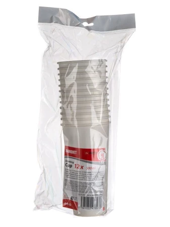 Banquet Kelímek 500ml papír. BÍ (12ks) jednorázový