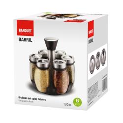 BANQUET Kořenka BARRIL skl.+PH (6ks) s otočným stojánkem PH