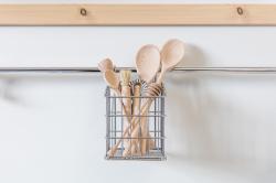 BANQUET Košík závěsný na příbory VARIELLA 12x15x19cm Cr
